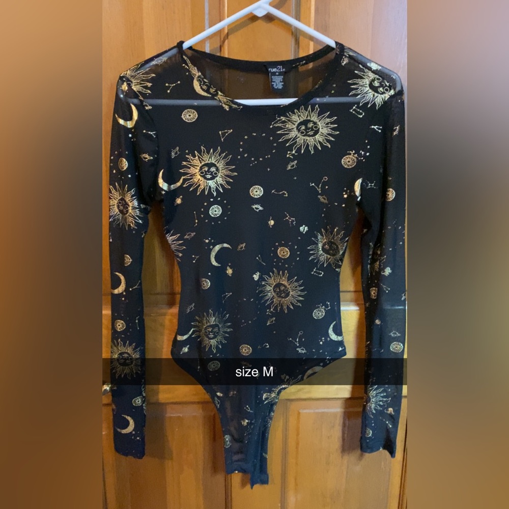 Rue 21 Moon astrology bodysuit